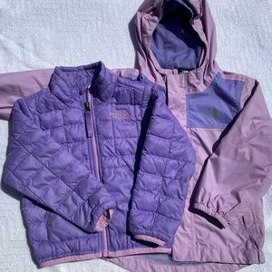 Purple Passion North Face Girls 2T Set